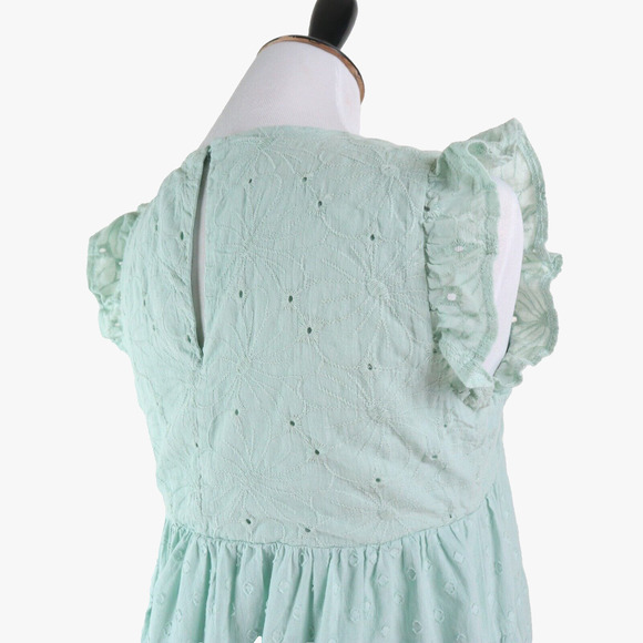 Talulah Size S Hidden Romper Babydoll Dress V Neck Sage Green - Picture 6 of 12